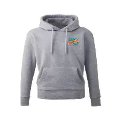 Hemps Green Agility Mens AM001 Hoodie grey marl