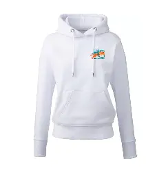 Hemps Green Agility Womens AM003 Hoodie white