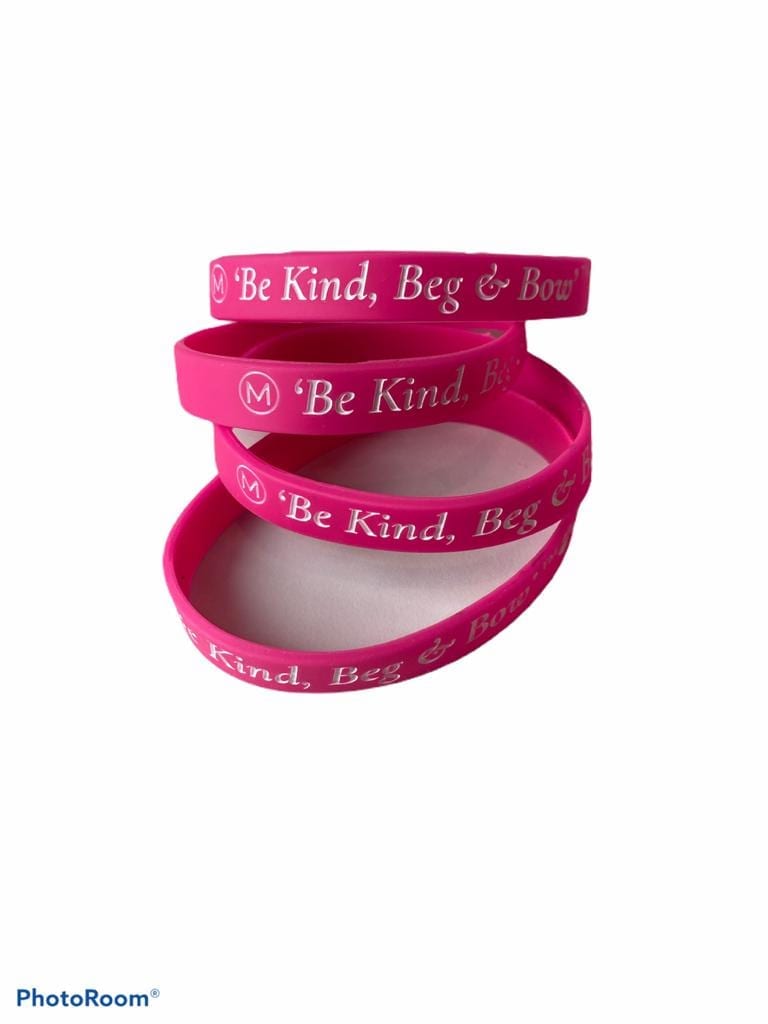 Mademoiselle Fifi - Arm Bands -Pink -Be Kind Beg & Bow