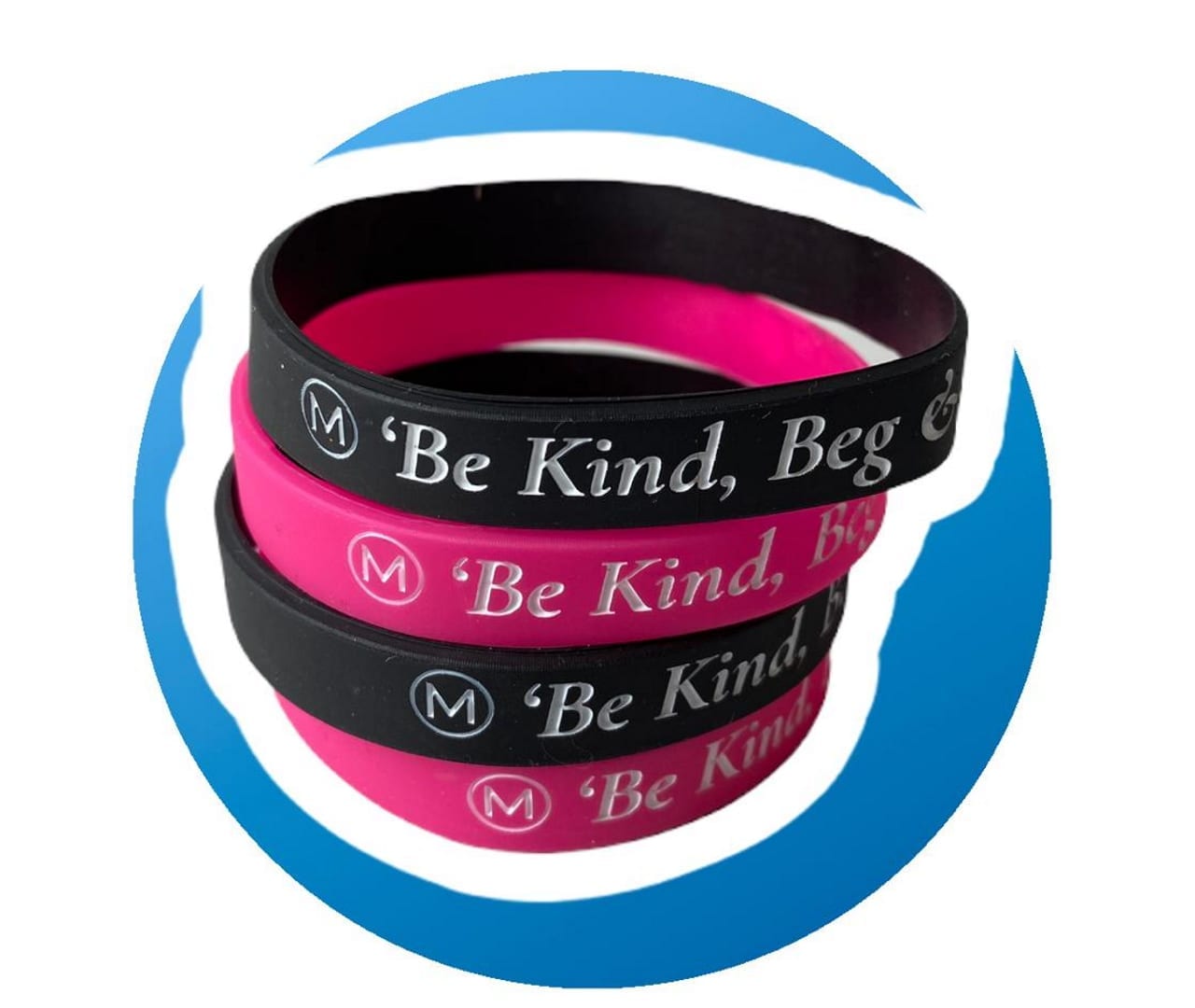 Mademoiselle Fifi - Arm Bands -Pink & Black -Be Kind Beg & Bow 0