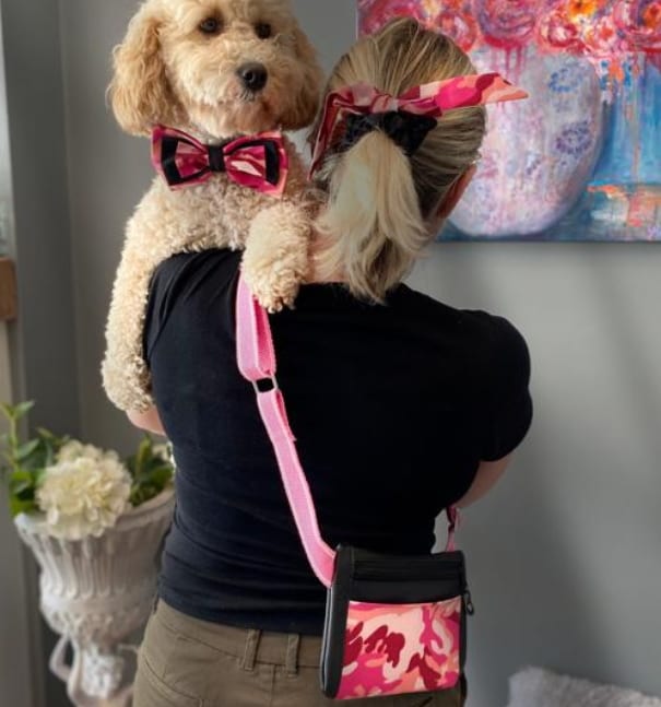 Mademoiselle Fifi - Bandanas Bows Bags Pink Camo Set 2